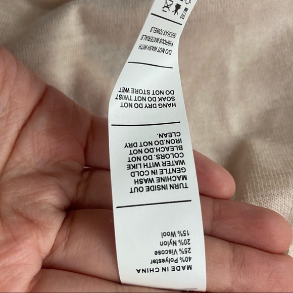 Revolve vimmia wool blend reversible sweater blush - Picture 9 of 9